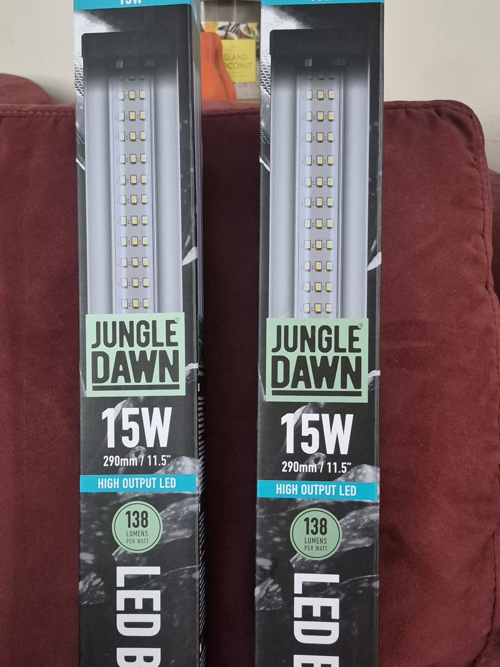 2 New Arcadia Reptile Jungle Dawn LED Bar, a 15-watt high-output LED